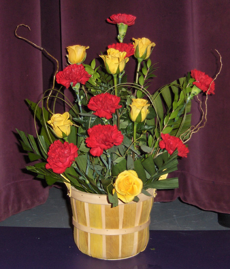 Flowers from Jigger's Resaurant - Jerry & Jo Anne, Jim & Jackie and Employees of Jigger's Restaurant