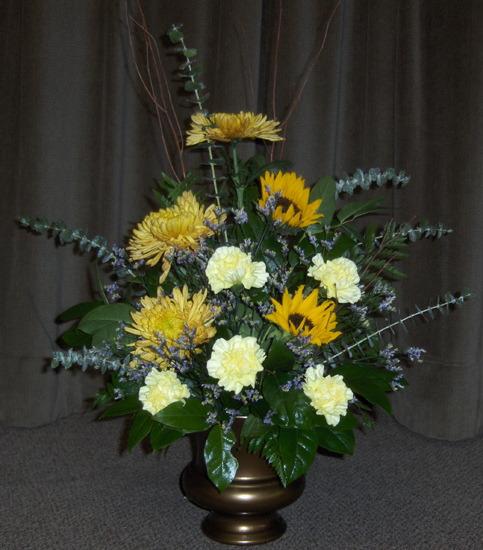 Flowers from Haakon School District Staff