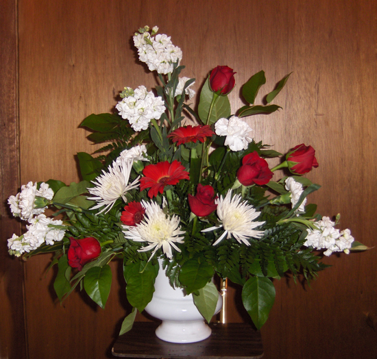 Flowers from Virginia, Lynn, Anna, Bob and Gretchen