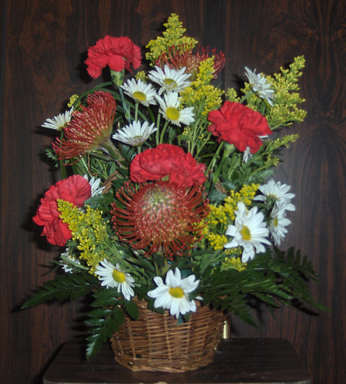 Flowers from Wasta Methodist Church