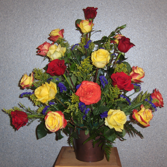 Flowers from Rick & Patt Hustead, Teddy & Karen Hustead, Marjorie Hustead