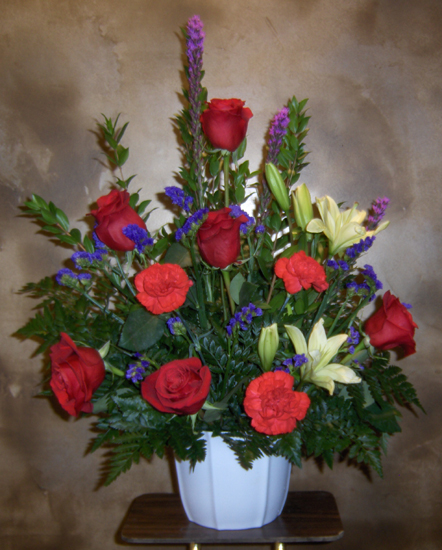Flowers from Dean Chapman, Sheila Oien, Janet & Gary