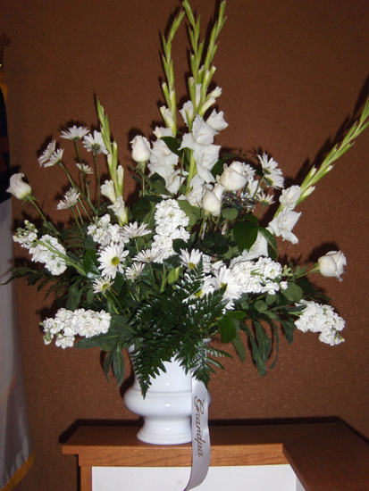 Flowers from "Grandpa"