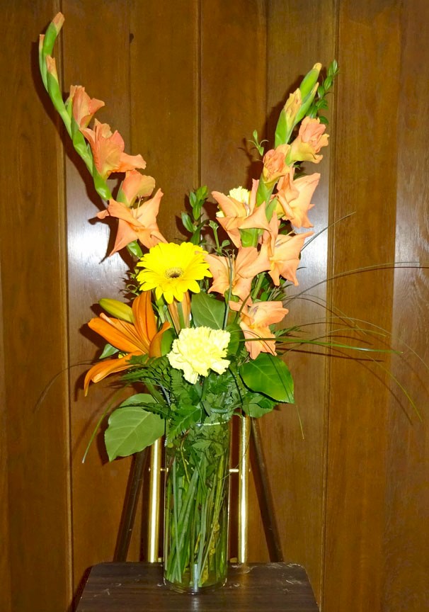 Flowers from Hauge Valley Ranch - Marion Nelson, Mark & Karen Nelson, Jeannie & Eric Hanson, and Beth & Dave Flom