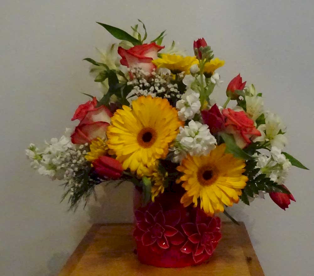 Flowers from Margret Long and Susan Grady
