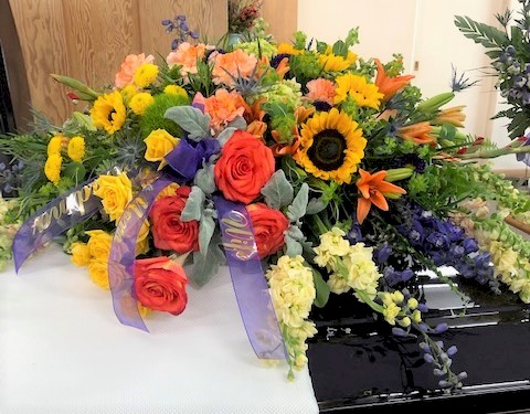 Flowers from "Wife" - "Mom" - "Grandma"
