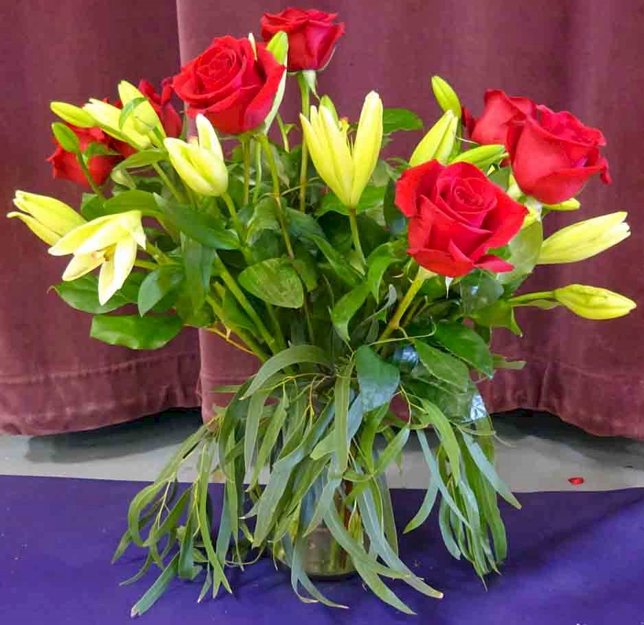 Flowers from Monte, Rita & Family, and Teri, Meridee & Family