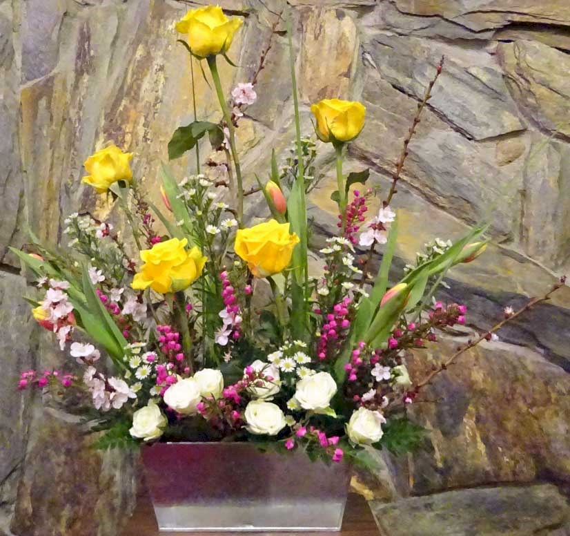 Flowers from First National Bank Officers, Directors, and Employees