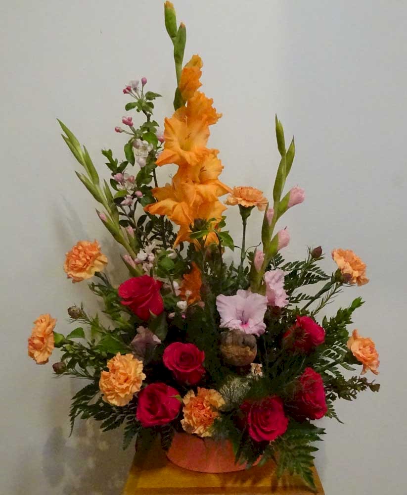 Flowers from Rick, Patt, Marjorie and Sarah Hustead