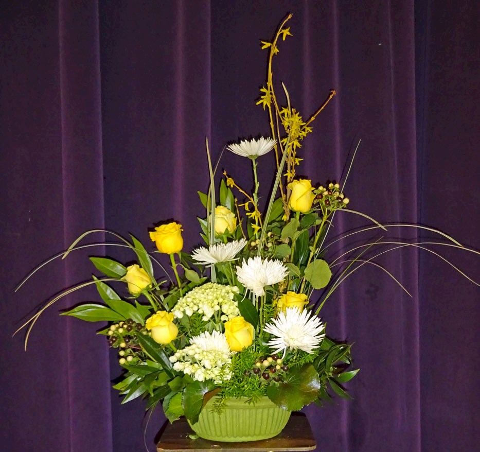 Flowers from John & Judine Drayer and Cindy & Joe Hentling