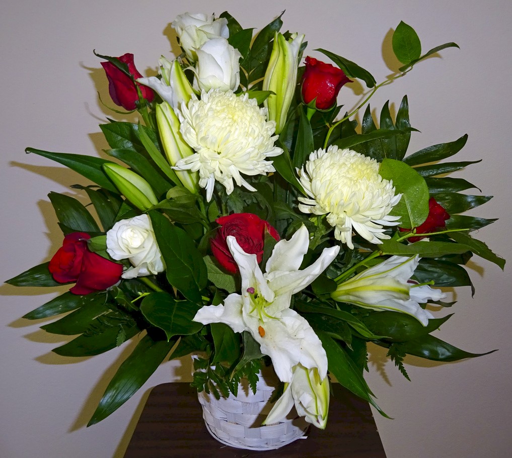 Flowers from Tom and Anna Marsden