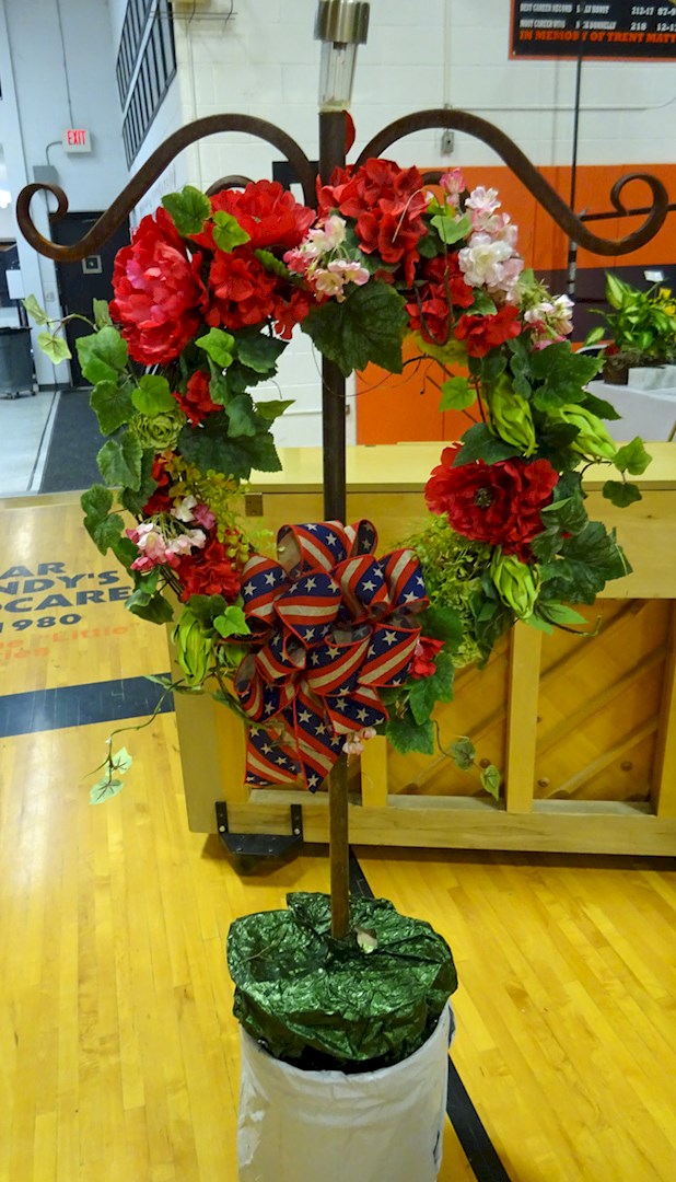 Flowers from Philip High School and Elementary Staff