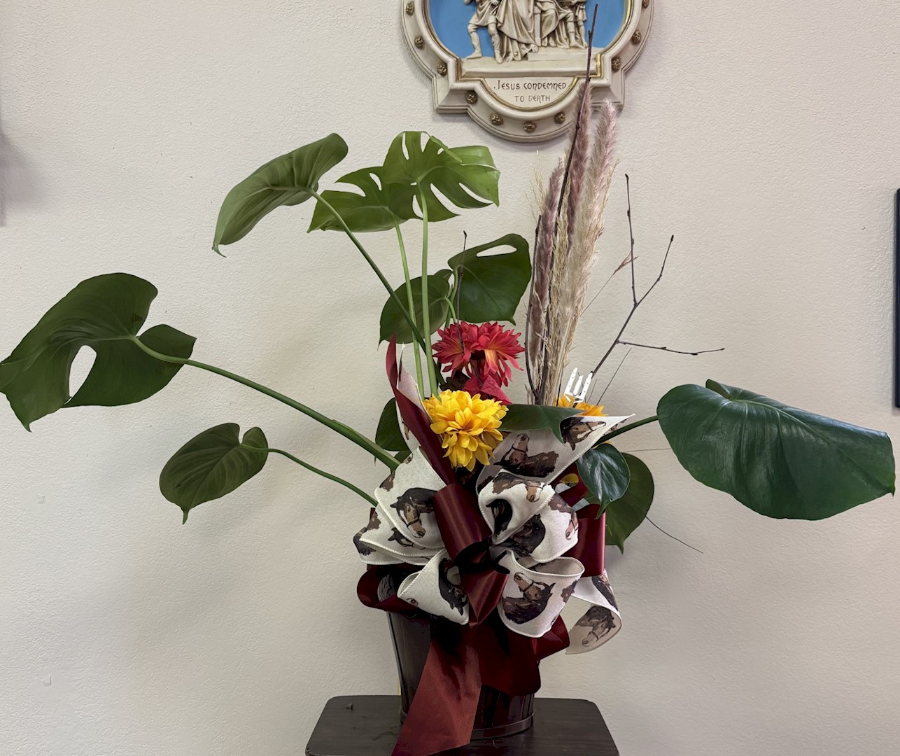 Flowers from Shad, Jenna, Cass, Cole, and Emma