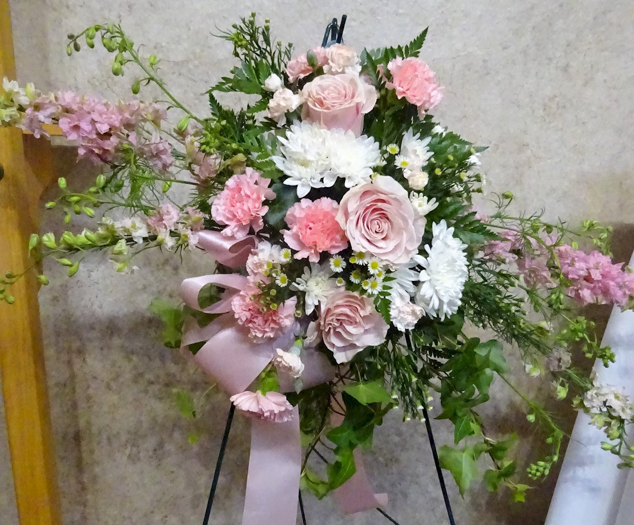 Flowers from The Bielmaier sisters and former Wall Drug employees: Mary Beth Contreras, Cathy Thompson, and Cheryl Stewart