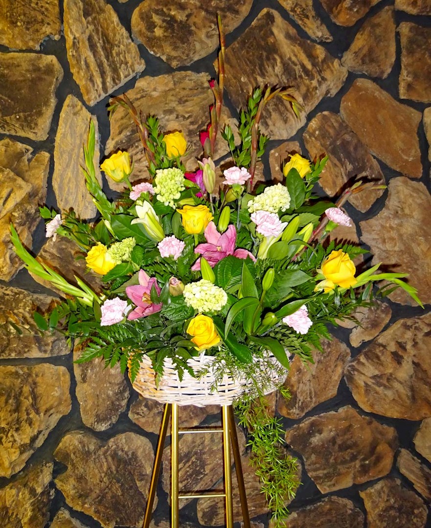 Flowers from Midland Food and Fuel and Clint and Brenda Jensen