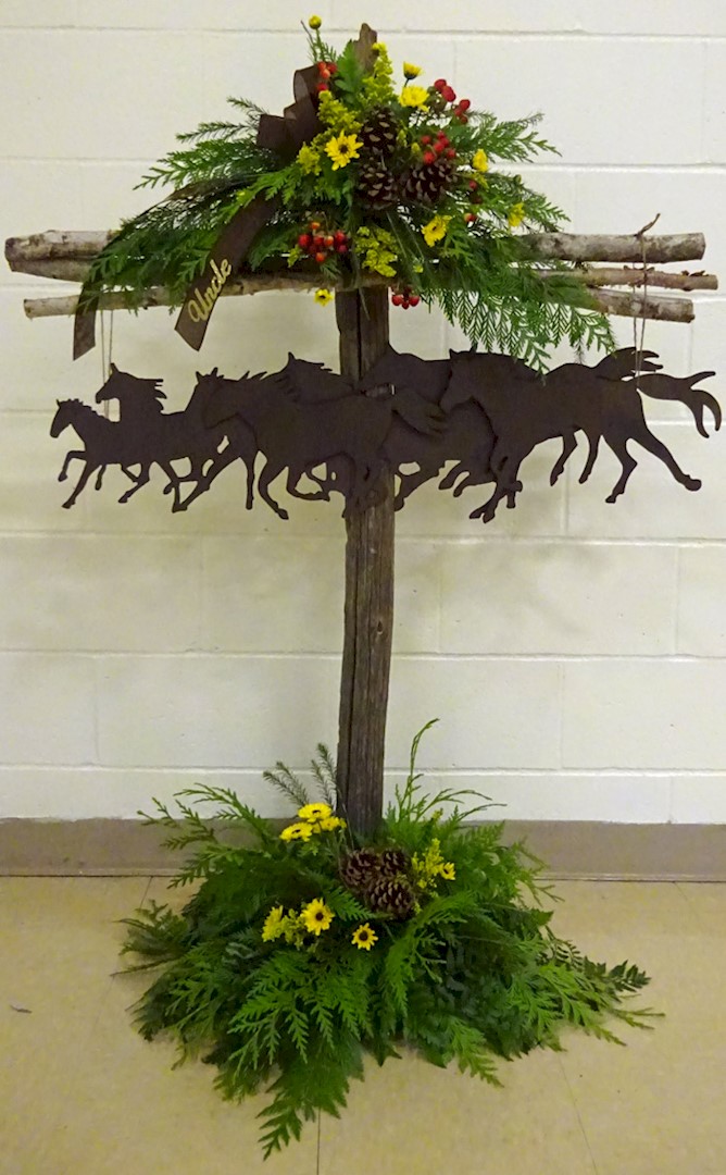 Flowers from Greg & Kathy, Curt & Jill, Jim & Lana, and Families