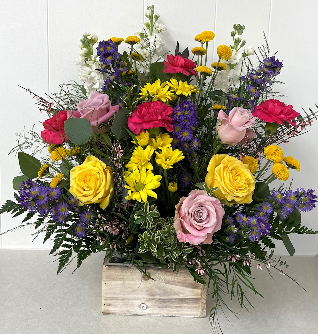 Flowers from Darlene McCormick; Roxy and Doug Schmit; and Don McCormick