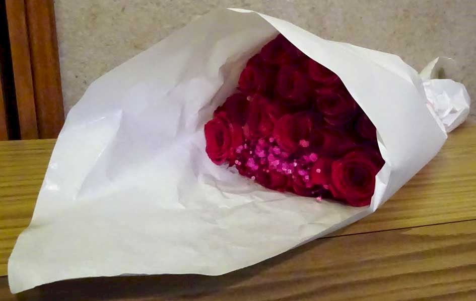 Flowers from Mike, Huloya, and Olivia Freeman