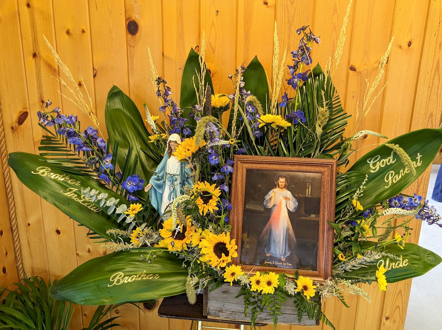 Flowers from Family - "Brother" "Brother-in-Law" "Uncle" "God Parent"