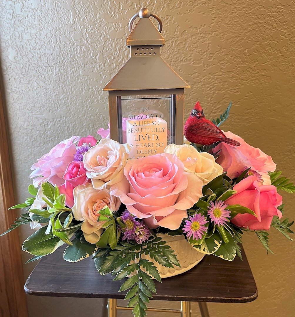 Flowers from Garland and Kathy; Steve, Heidi, and Family; Jacque, Mike, and Family; and Mark, Kelly, and Family