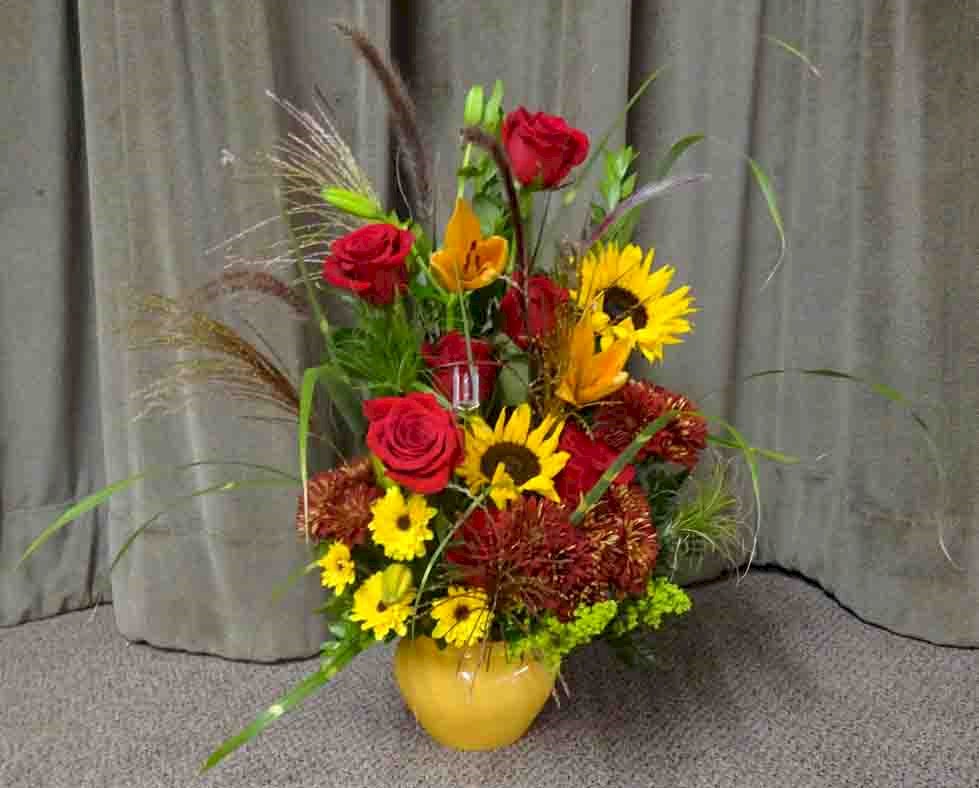 Flowers from Brad and Karine West