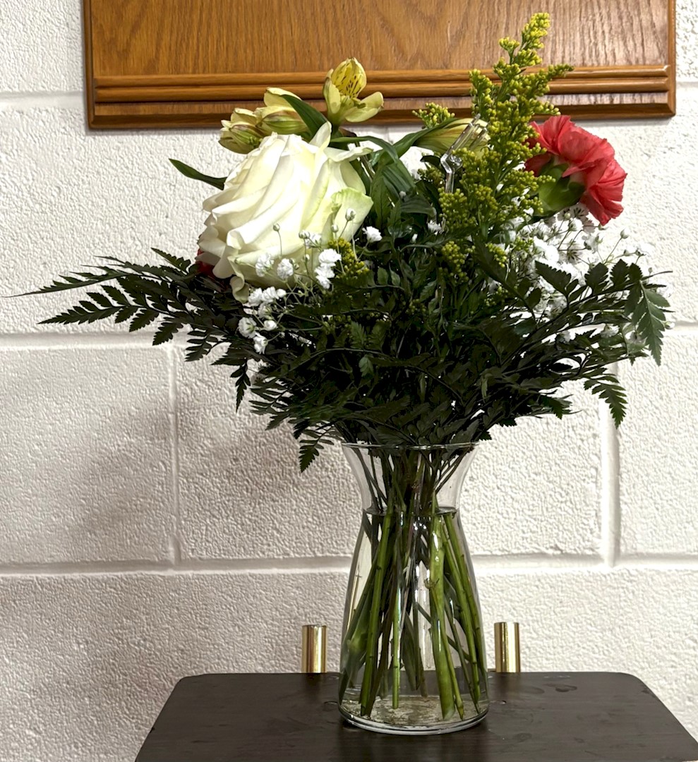 Flowers from Sanford Hospice