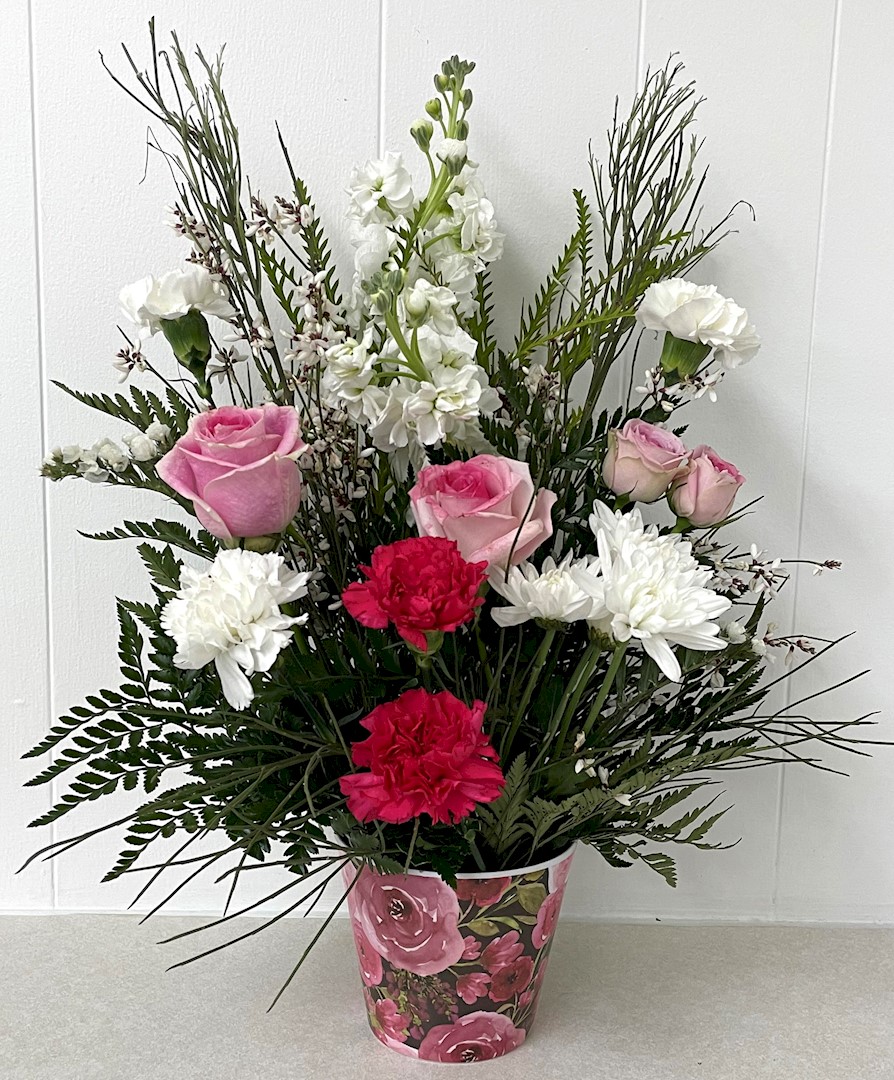 Flowers from Jerry Magelky and Bonnie Madsen