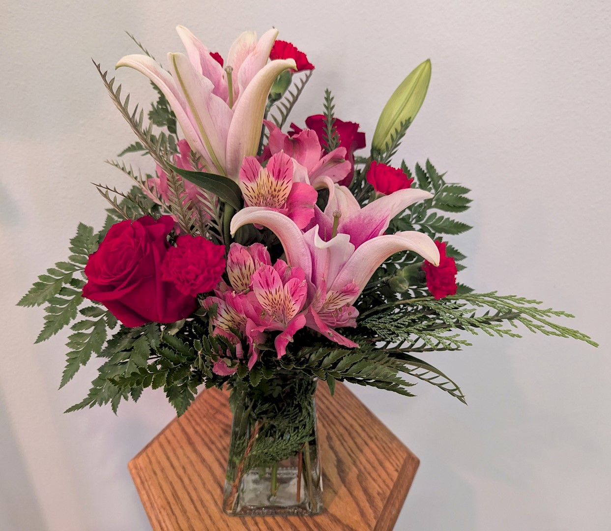 Flowers from Russell, Marie, Logan and Reece