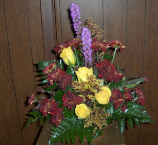 Flowers from Greg & Karen Harcharik