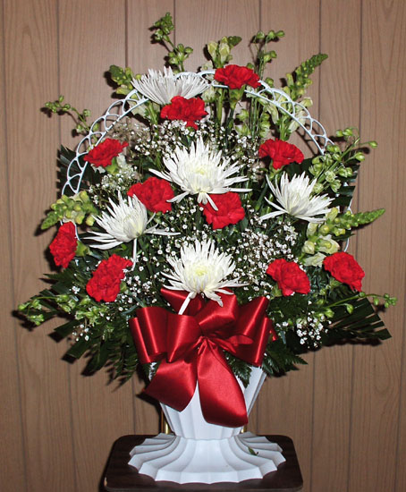 Flowers from Ken & Connie, Karen, Karla, Linda and Families
