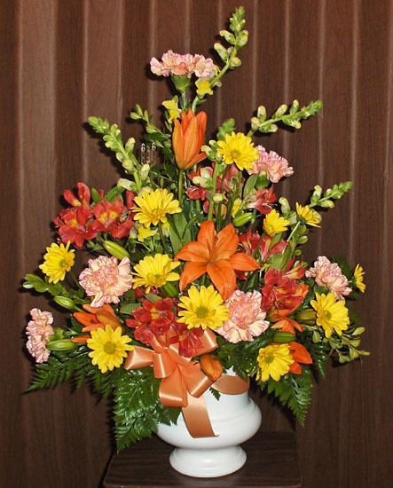 Flowers from Victory Bible Church - Dave & Cathie Morrison