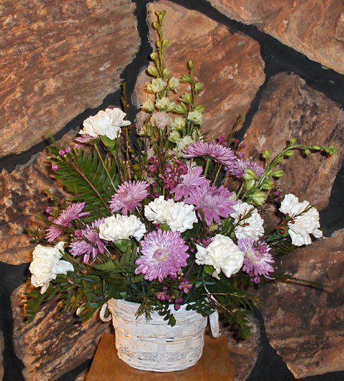Flowers from Allen Brugman (former student) - Lafeyette, LA