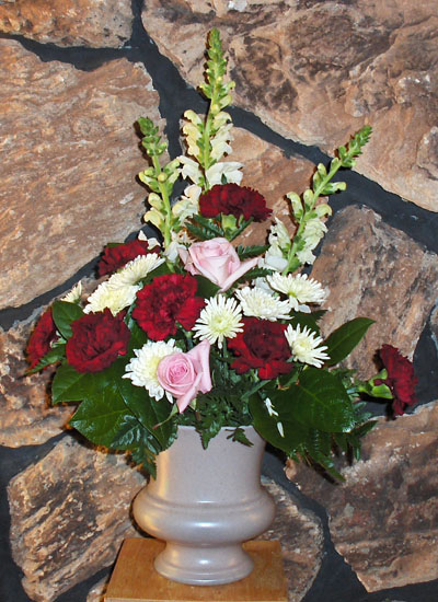 Flowers from Jerry Baldwin