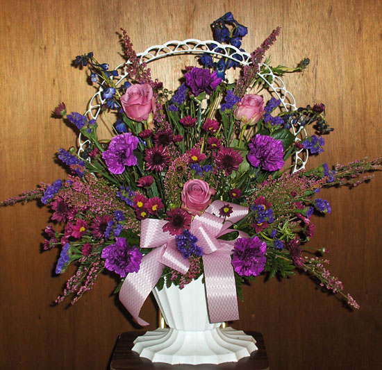 Flowers from Elaine & Family, Peggy & Family