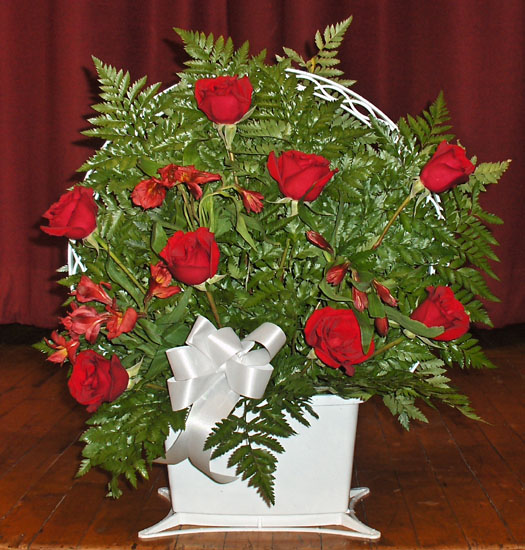 Flowers from Mr. & Mrs. Larry May, Mr. & Mrs. Bertt May, Mr. & Mrs. Duaine Fetter