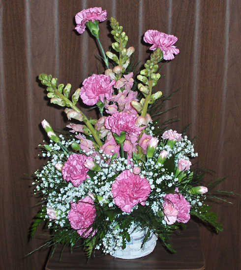 Flowers from Wasta Methodist Church