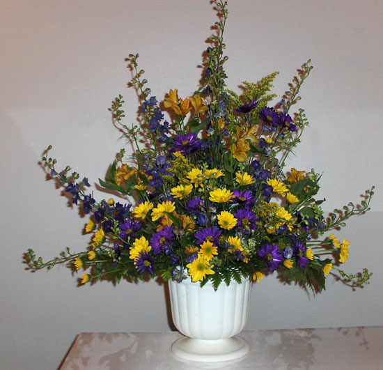 Flowers from Ken, France, Laura, Lisa, Pat, Patricia and Gale