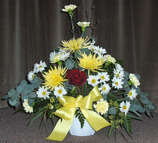 Flowers from PHS Class of 1955