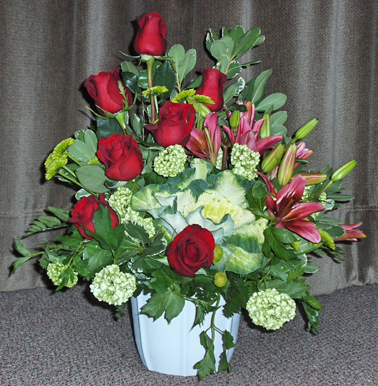 Flowers from The American Team Managers Family