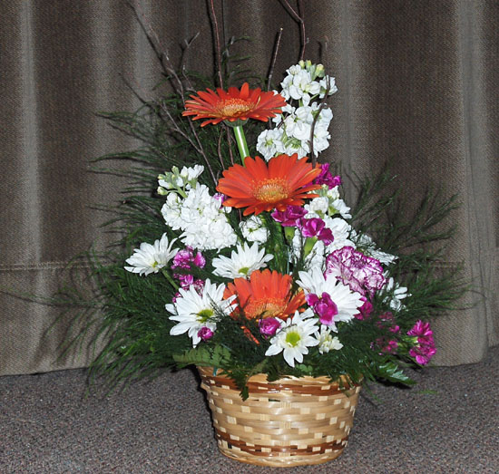 Flowers from Don Dietrich, Wanona, Cocoa & Monty and Families