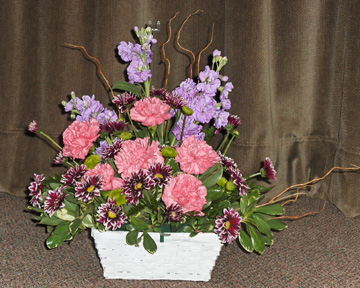 Flowers from Wayne & April Anderson