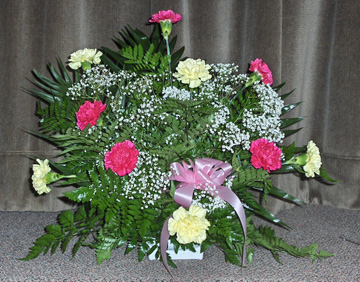 Flowers from Branden, Tayta, Cooper and Cappie