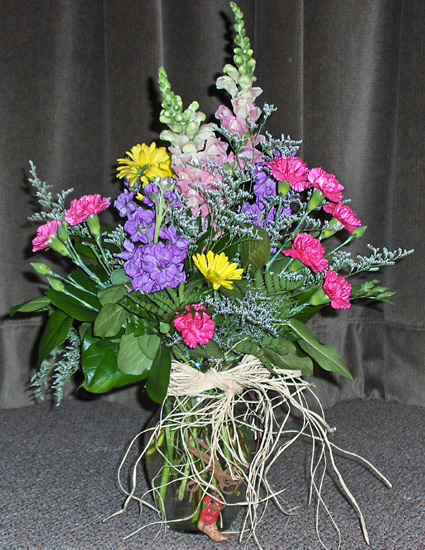 Flowers from Pat, Cass, Justice, Gavin, and Gage