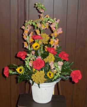 Flowers from Cory & Jenifer, Matthew, Marcus, and Mitchell Reisdorf