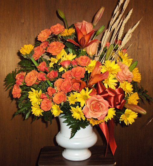 Flowers from Bart, Sheila and the rest of the Washington Crew