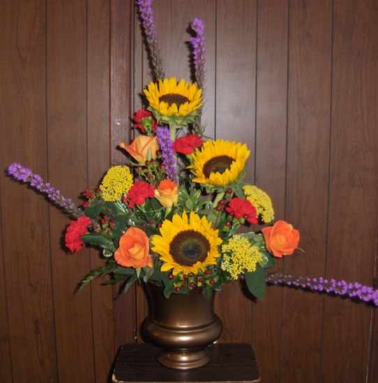 Flowers from Baker Petrolite