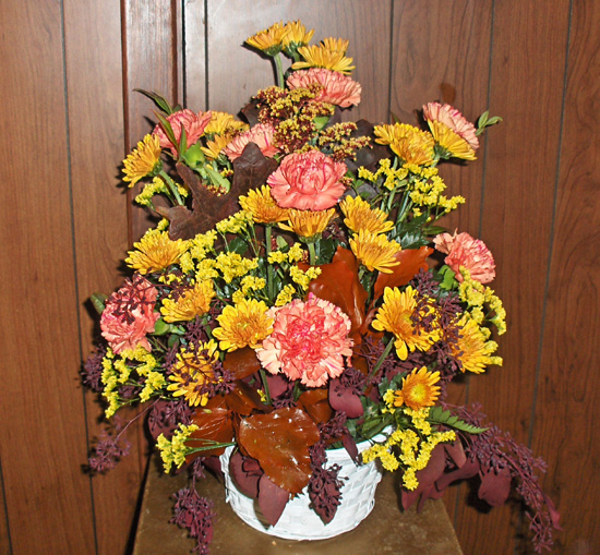 Flowers from Shirley & Jane and Ben, Mike & Lisa