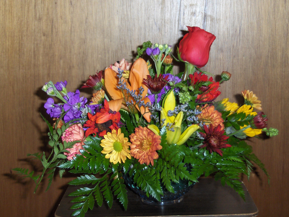 Flowers from   