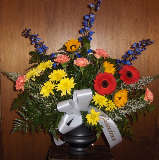 Flowers from Mary Ferley, Todd, Mitchell & Dakota, Aaron, Christy & Cameron, Mike & Allyson Breon