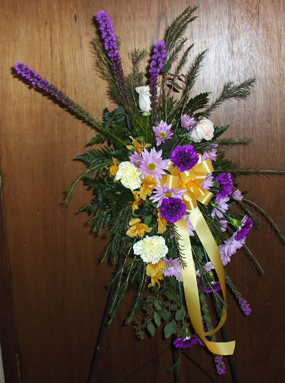 Flowers from Tanya, Kim and Families